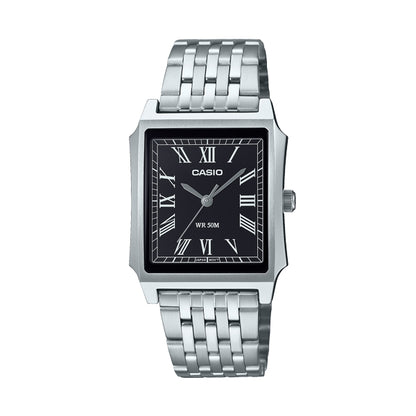 CASIO TIMELESS COLLECTION TANK - STEEL BLACK MTP-B190D-1BVEF