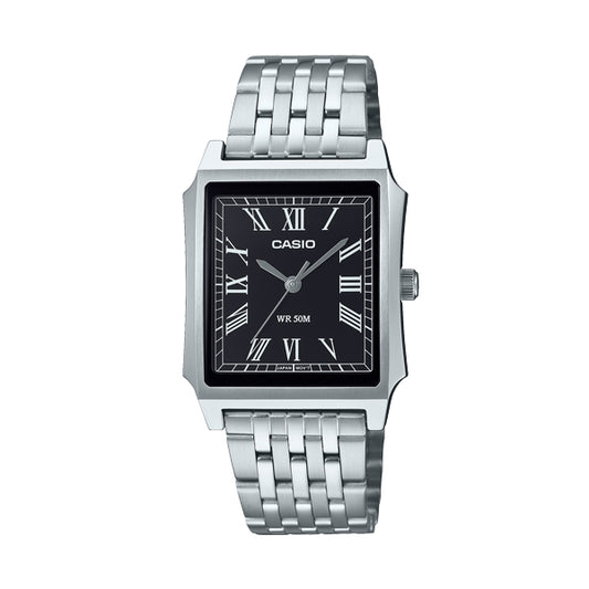 CASIO TIMELESS COLLECTION TANK - STEEL BLACK MTP-B190D-1BVEF