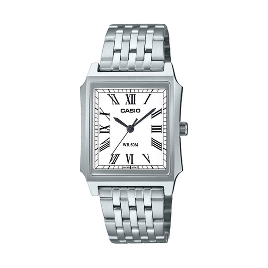 CASIO COLLECTION modelis TANK - STEEL, WHITE