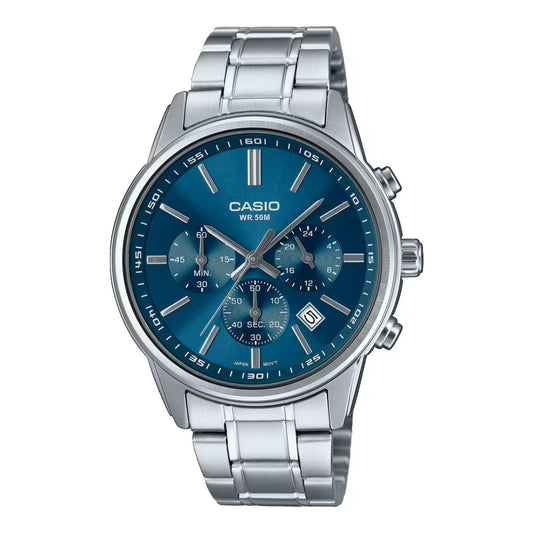 CASIO COLLECTION modelis CHRONO DATE - BLUE