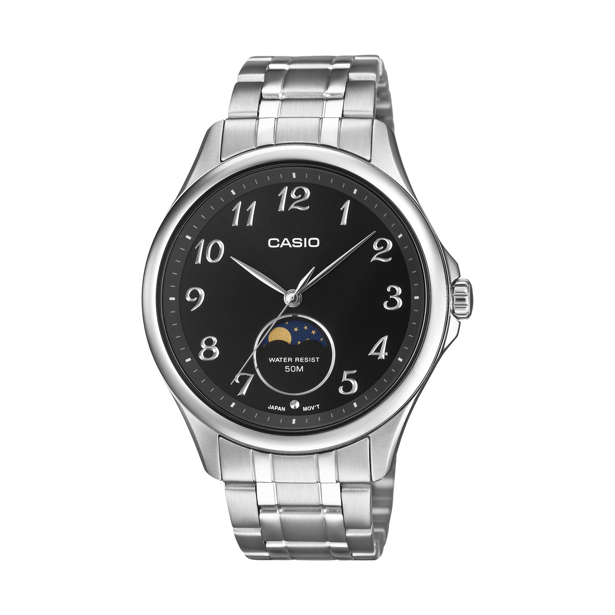 CASIO COLLECTION modelis MOONPHASES - SILVER