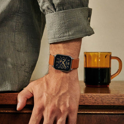 CASIO COLLECTION modelis MOONPHASES LEATHER - BLACK