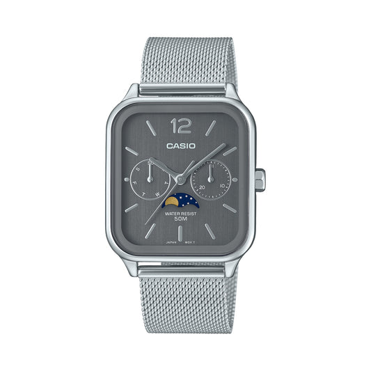CASIO COLLECTION modelis MOONPHASES - GREY MESH