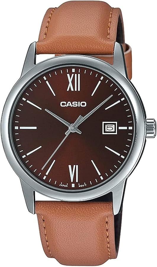CASIO COLLECTION modelis DATE, LEATHER - BRONZE