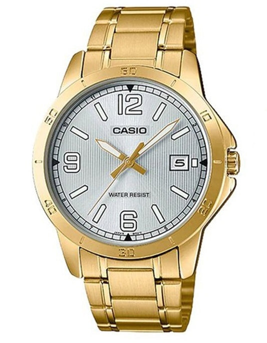 CASIO COLLECTION modelis CASUAL DATE, GOLD - SILVER