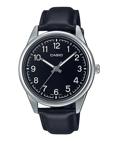 CASIO COLLECTION modelis CASUAL, LEATHER - BLACK