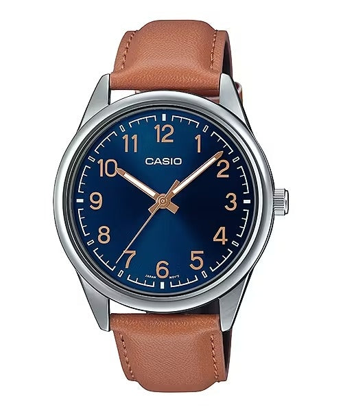 CASIO COLLECTION modelis CASUAL, LEATHER - BLUE