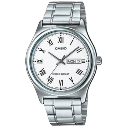 CASIO COLLECTION DAY DATE - WHITE MTP-V006D-7BUDF