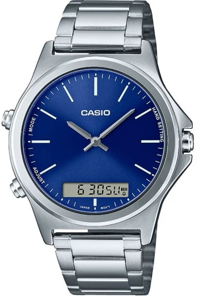 CASIO COLLECTION modelis ANA-DIGIT ALARM - BLUE