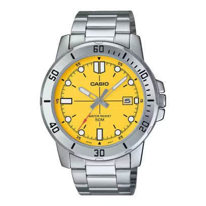 CASIO SPORT COLLECTION modelis DIVER 50M - YELLOW