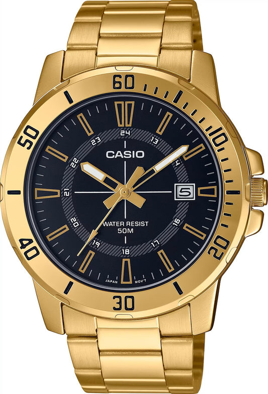 CASIO SPORT COLLECTION modelis DIVER 50M GOLD - BLACK
