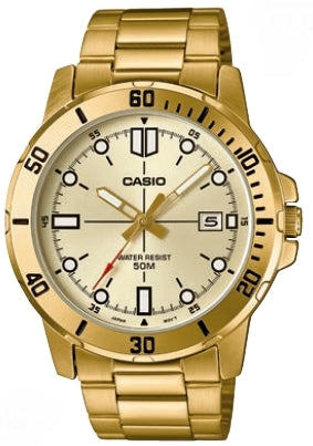 CASIO SPORT COLLECTION modelis DIVER 50M - FULL GOLD