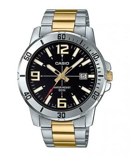 CASIO SPORT COLLECTION modelis DIVER 50M TWO TONES - BLACK