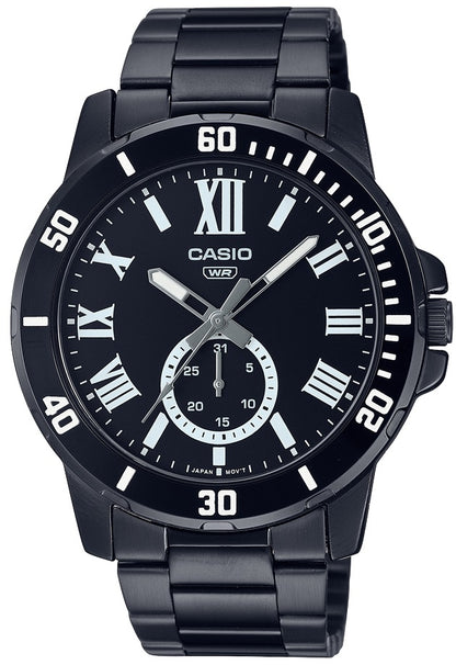 CASIO COLLECTION DIVER DATE - BLACK MTP-VD200B-1BUDF