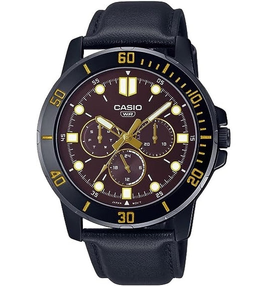 CASIO COLLECTION modelis DIVER MULTIFUCTION BLACK - BROWN