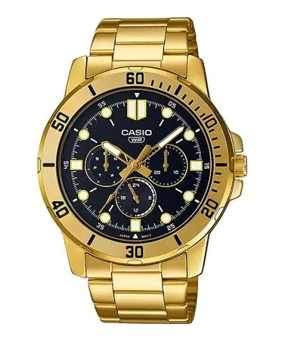 CASIO COLLECTION DIVER MULTIFUCTION - BLACK MTP-VD300G-1EUDF