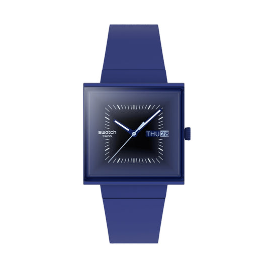 SWATCH modelis SQUARELY BLACKLIGHT