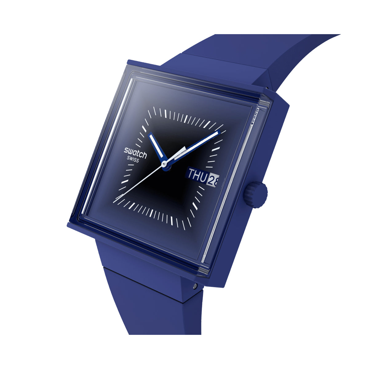 SWATCH modelis SQUARELY BLACKLIGHT