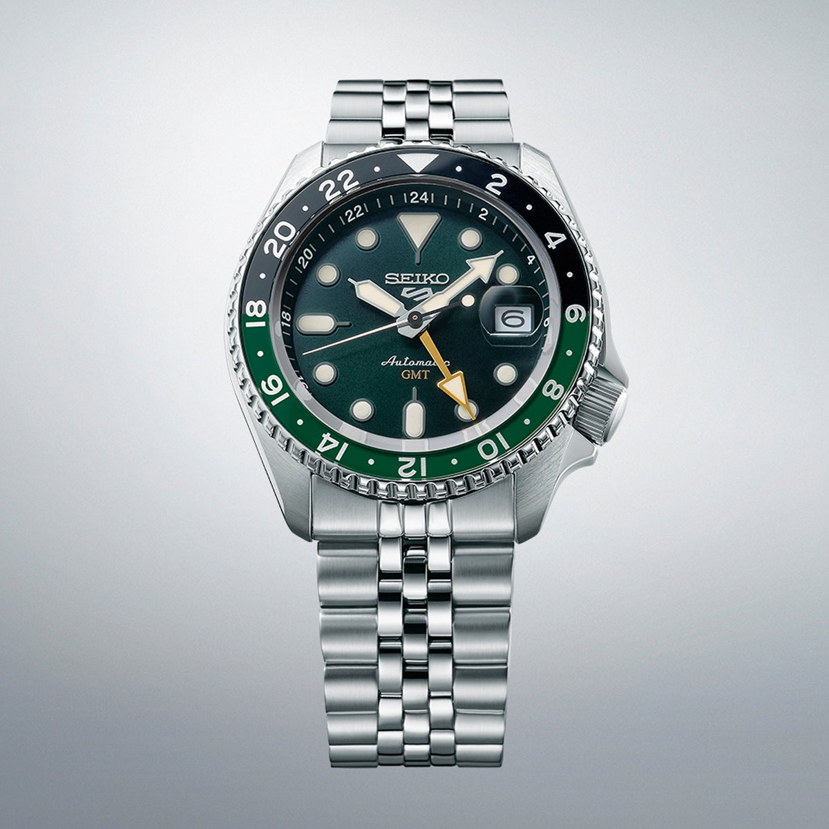 SEIKO 5 SPORTS AUTOMATIC GMT - FOREST GREEN SSK035K1