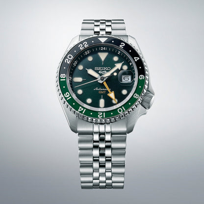 SEIKO 5 SPORTS AUTOMATIC GMT - FOREST GREEN SSK035K1