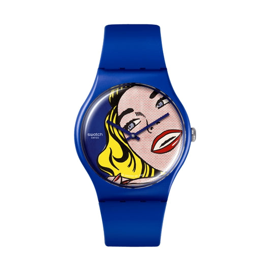 SWATCH modelis GIRL BY ROY LICHTENSTEIN, THE WATCH
