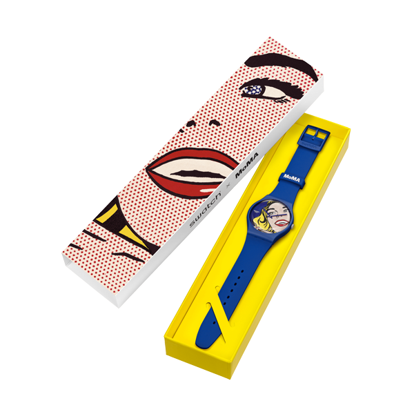 SWATCH modelis GIRL BY ROY LICHTENSTEIN, THE WATCH