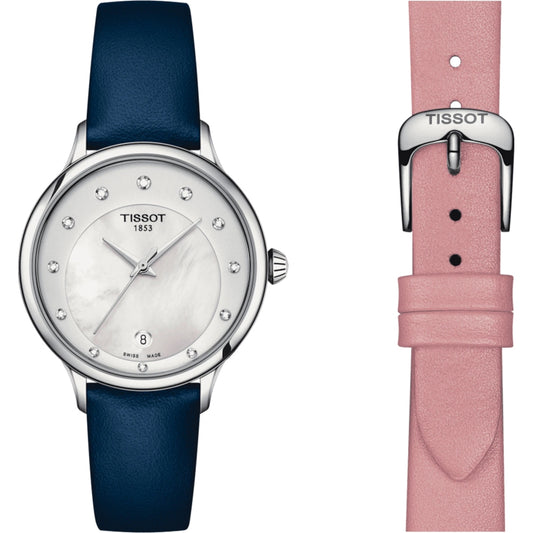 TISSOT modelis ODACI-T 12 Diamonds Special Pack + Extra strap