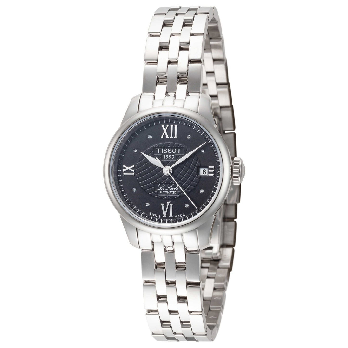 TISSOT LE LOCLE Automatic - Indexes 8 certified diamonds T41118356