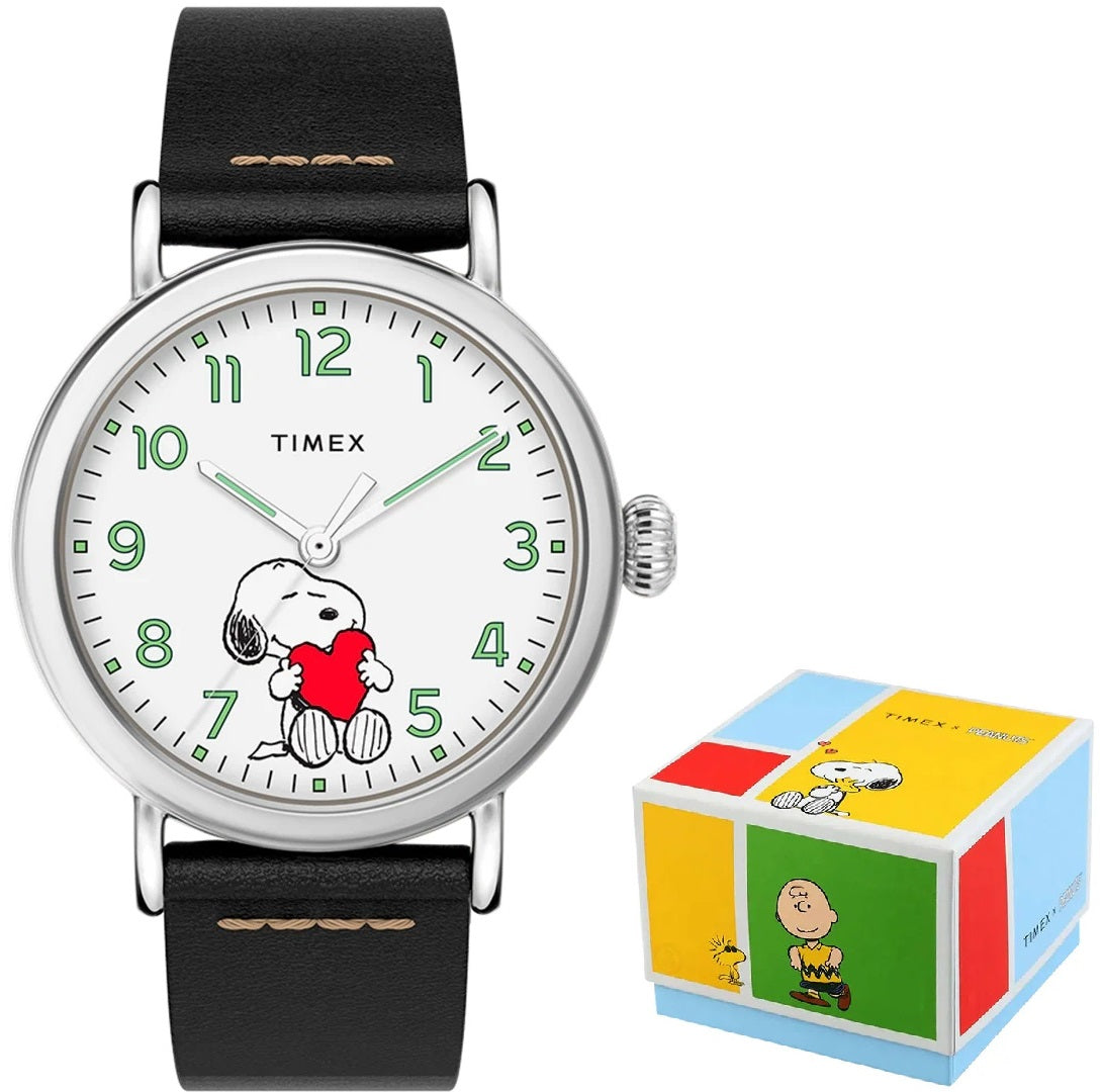 TIMEX PEANUTS COLLECTION - THE WATERBURY - Snoopy Valentines Day - Special Pack TW2U72200