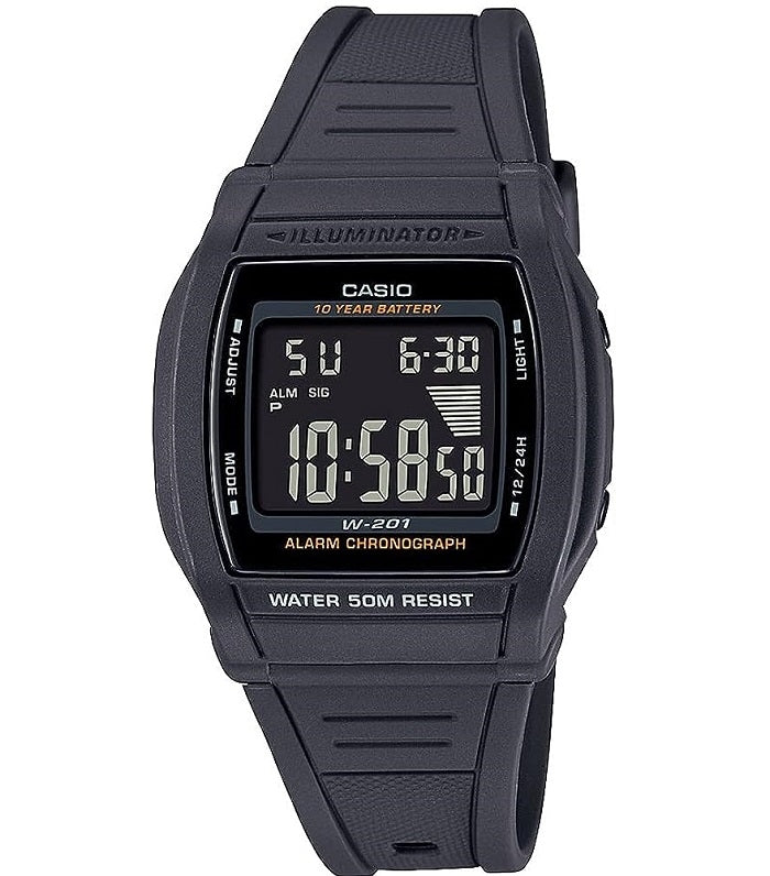 CASIO DIGITAL modelis SPORT Bold dial. Led light. 10 Year battery