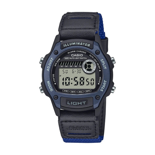 CASIO SPORT modelis ILLUMINATOR SMALL WRIST 36.6mm case,  Bio-Based Resin strap - BLUE