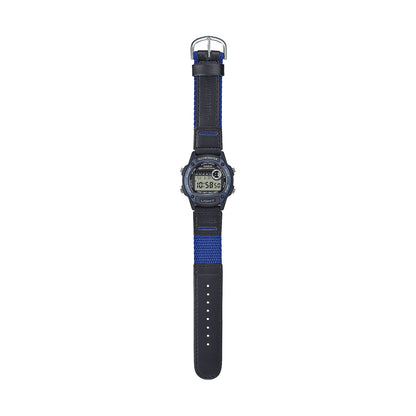 CASIO SPORT ILLUMINATOR SMALL WRIST 36.6mm case, Bio-Based Resin strap - BLUE W-220HF-2AVEF