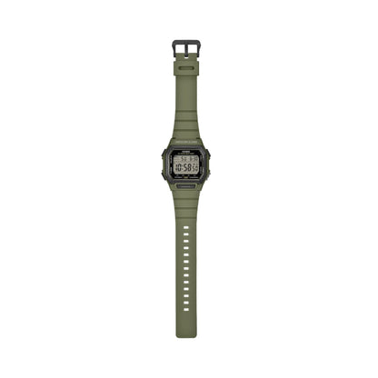 CASIO COLLECTION ILLUMINATOR 10 YEARS BATTERY - ARMY GREEN W-738H-3AVEF