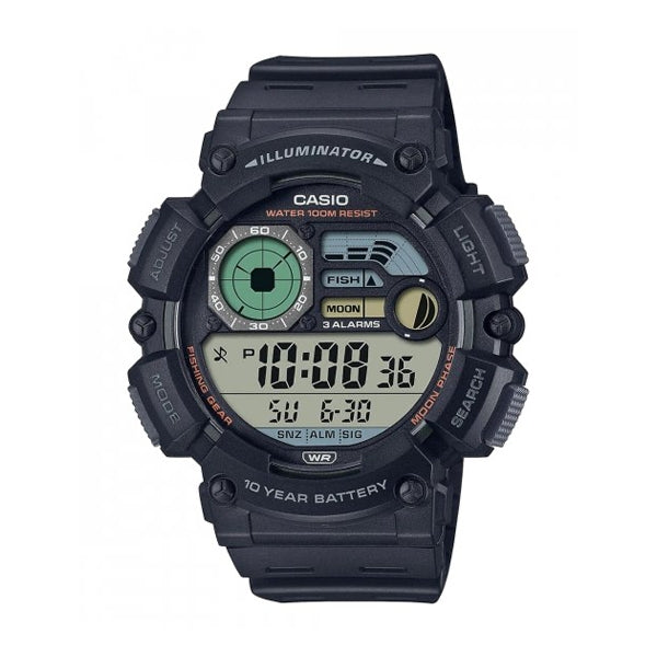 CASIO SPORT modelis ILLUMINATOR 10 YEARS BATTERY - BLACK