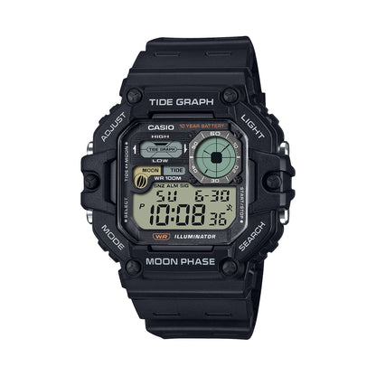 CASIO SPORT modelis ILLUMINATOR TIDE GRAPH - BLACK