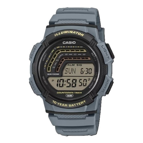 CASIO SPORT modelis ILLUMINATOR - 10 YEARS BATTERY - BLUE