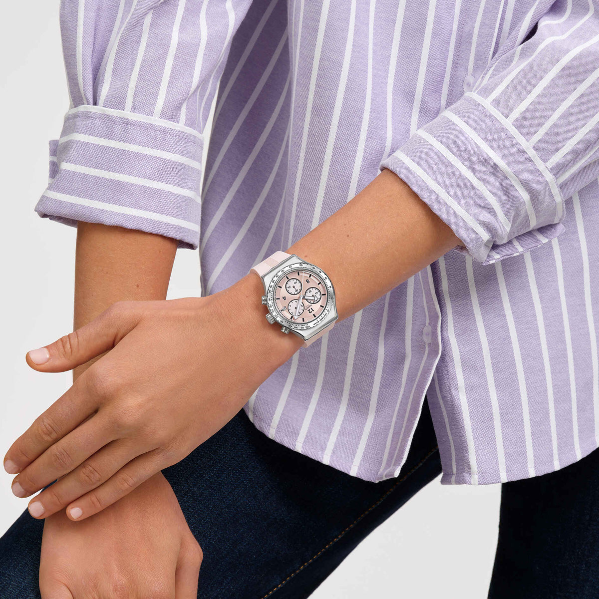 SWATCH modelis POPPINGLY PINK